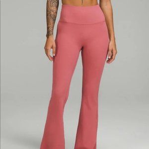 NWT Lululemon Groove Pant Flare Super High-Rise *Nulu Brier Rose Size 16